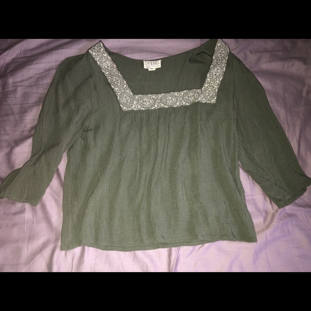 PacSun Quarter Length Sleeve Shirt